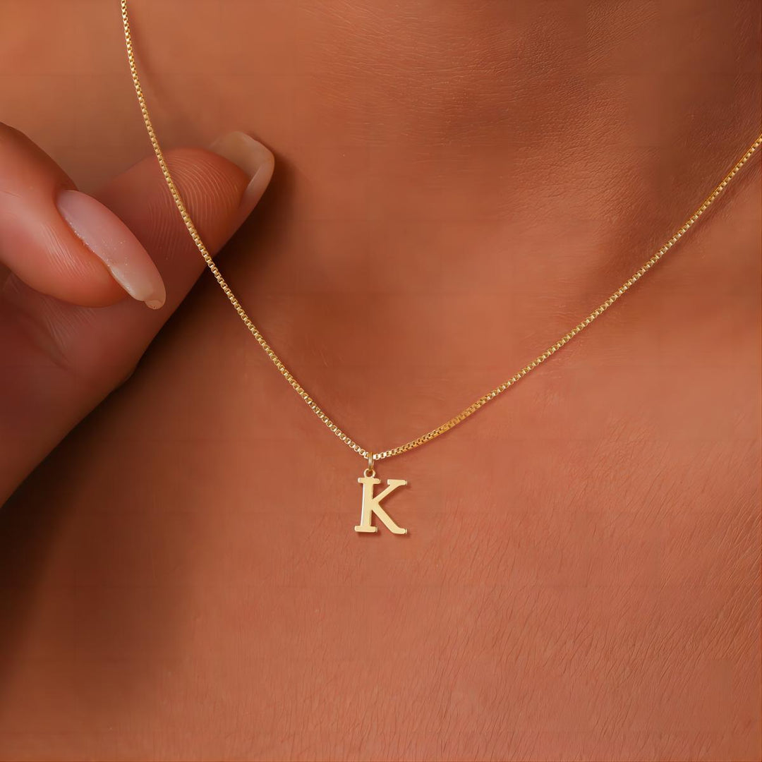 Love Letter Necklace with Initials