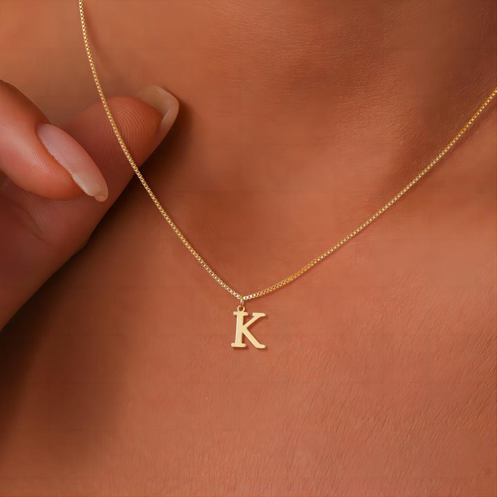 Love Letter Necklace with Initials