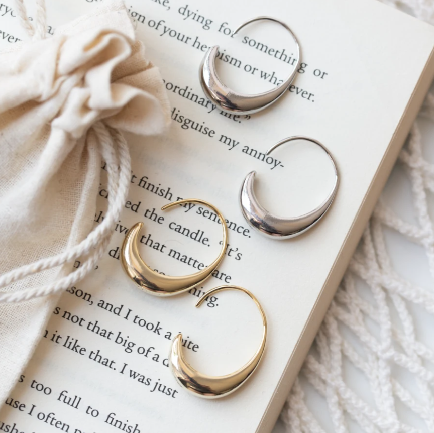 Chic Gold and Silver Earrings
