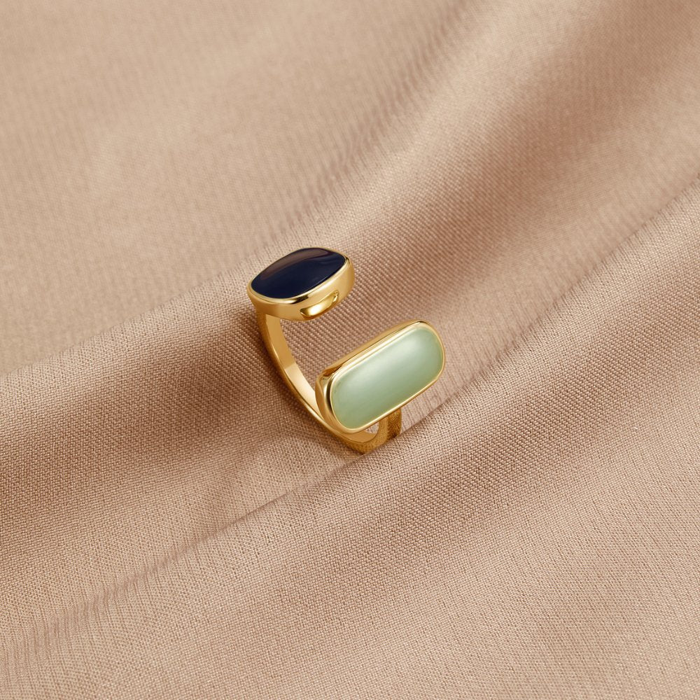Wrap Ring in Aquamarine