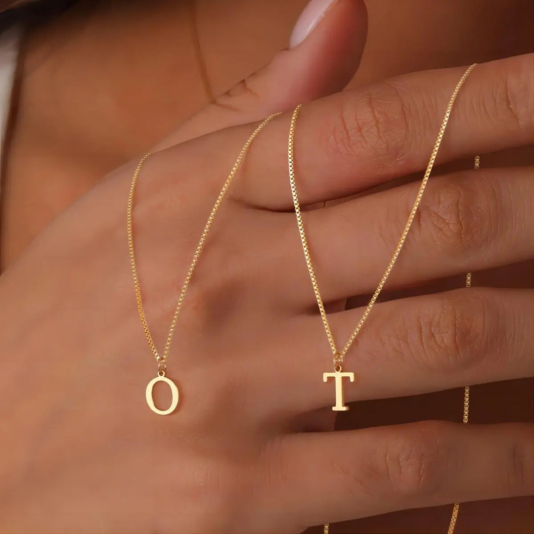 Love Letter Necklace with Initials