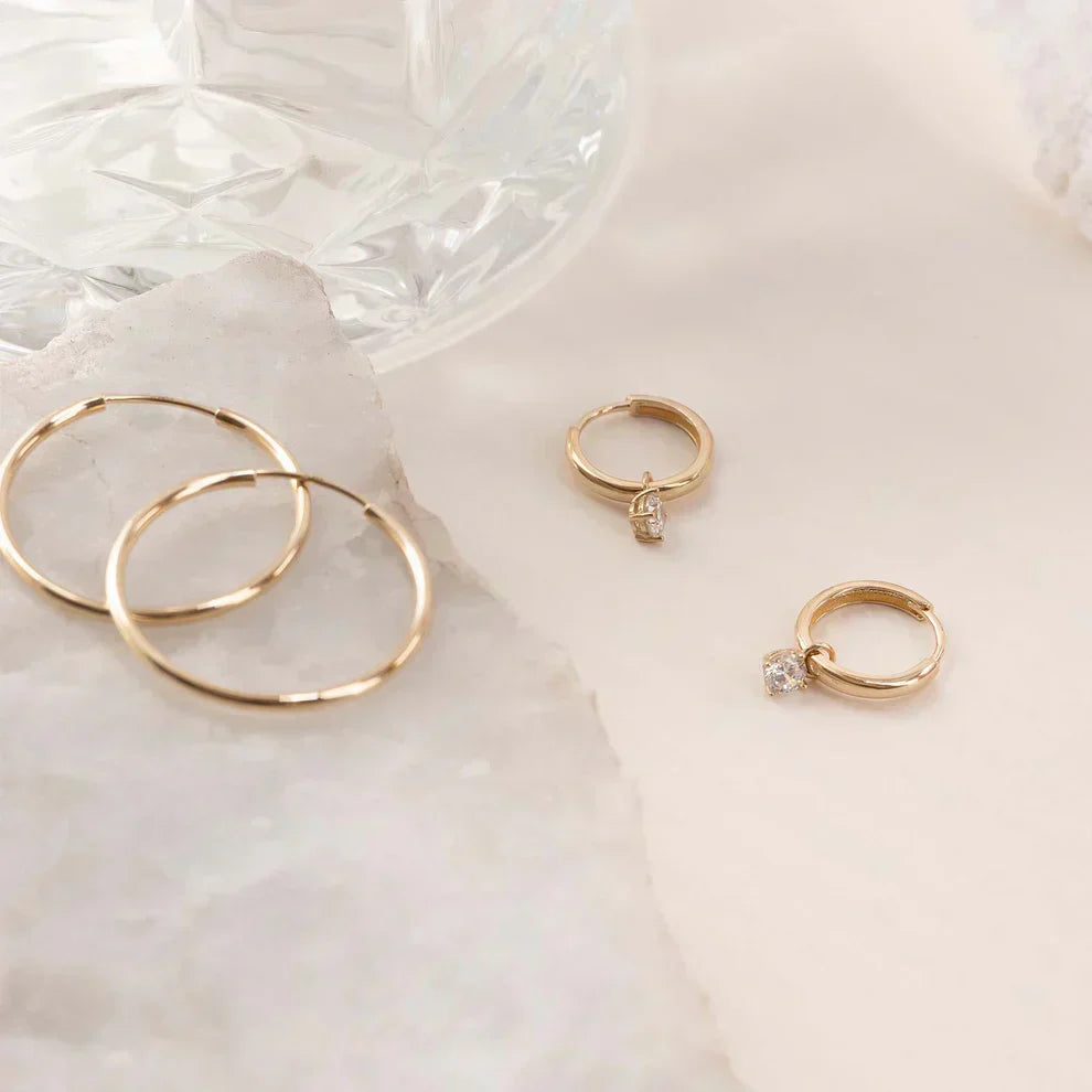 Moonstone Tear Earrings