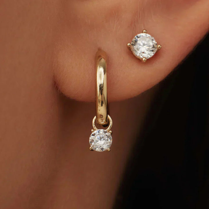 Moonstone Tear Earrings