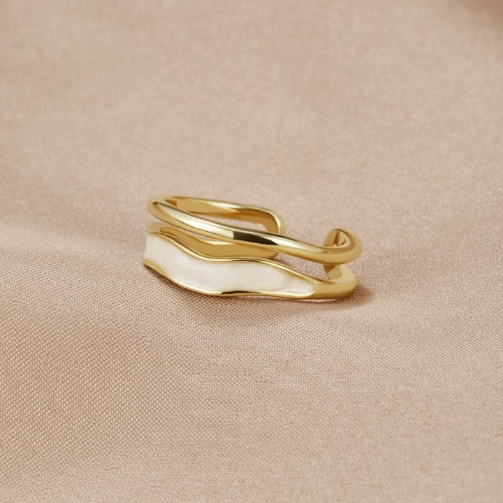 Sahara Design Gold Layered Ring